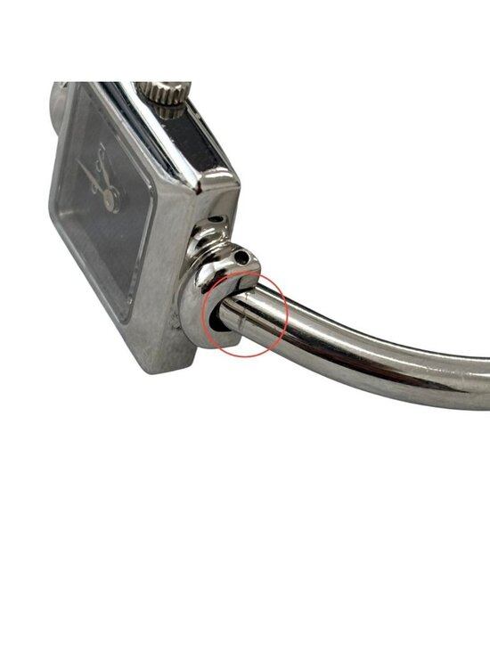 Gucci Square Quartz Watch Black Dial Silver main image 5